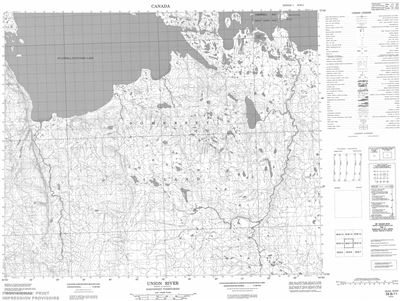058B11 - UNION RIVER - Topographic Map