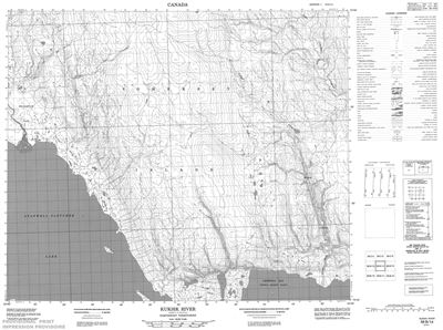 058B14 - KUKSIK RIVER - Topographic Map