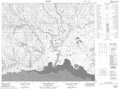 058B15 - PINGUALUK HILL - Topographic Map