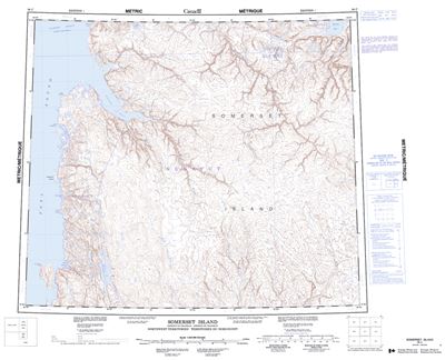 058C - SOMERSET ISLAND - Topographic Map