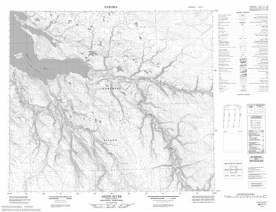 058C11 - ASTON RIVER - Topographic Map