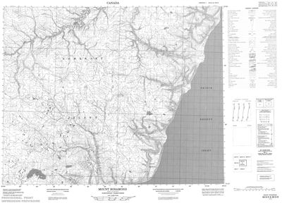 058D05 - MOUNT ROSAMOND - Topographic Map