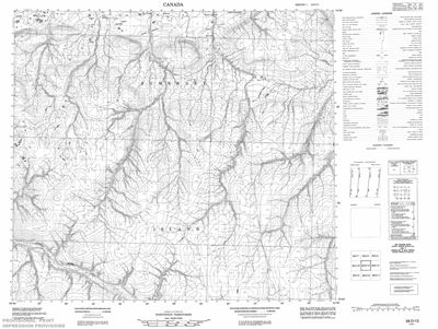 058D13 - MOUNT ADAMSON - Topographic Map