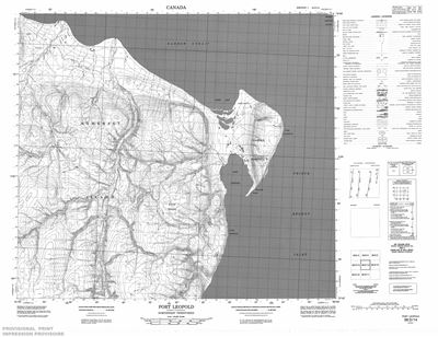 058D14 - PORT LEOPOLD - Topographic Map