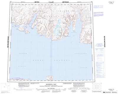 058E - MAXWELL BAY - Topographic Map