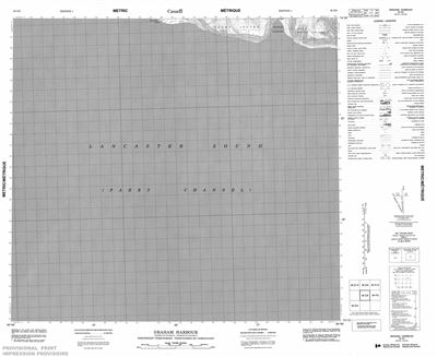 058E08 - GRAHAM HARBOUR - Topographic Map