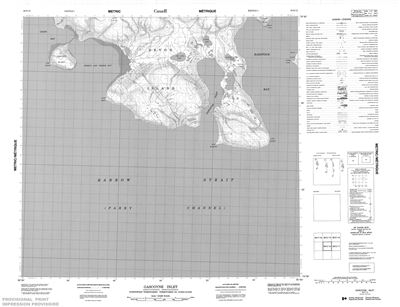 058E12 - GASCOYNE INLET - Topographic Map