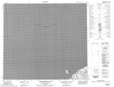 058F04 - LIMESTONE ISLAND - Topographic Map