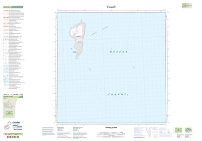 058G13 - BARING ISLAND - Topographic Map