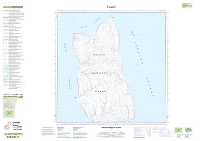 058G14 - BAILLIE-HAMILTON ISLAND - Topographic Map