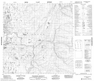 058H12 - PROVIDENCE MOUNTAIN - Topographic Map