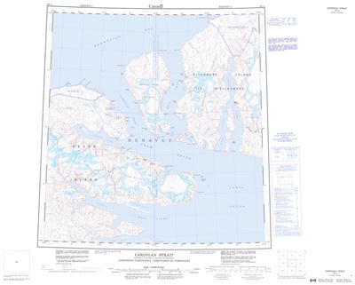 059A - CARDIGAN STRAIT - Topographic Map