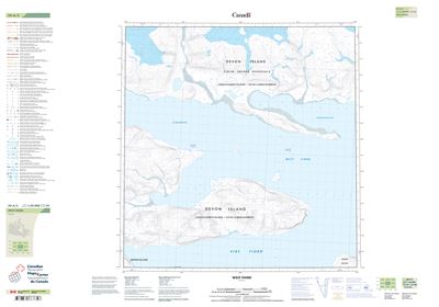 059A03 - WEST FIORD - Topographic Map