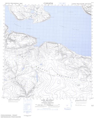 059A06 - CAPE ARUNDEL - Topographic Map
