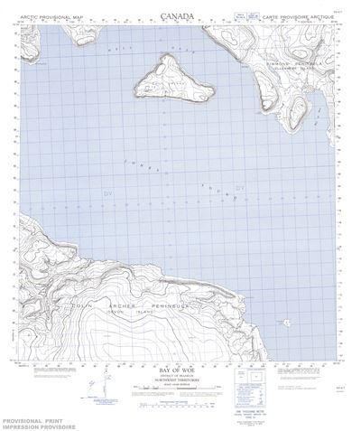 059A07 - BAY OF WOE - Topographic Map