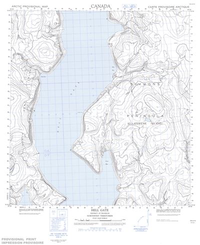 059A10 - HELL GATE - Topographic Map