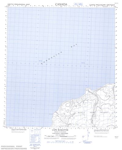 059A14 - CAPE BURGOYNE - Topographic Map
