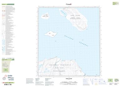 059C04 - TABLE ISLAND - Topographic Map