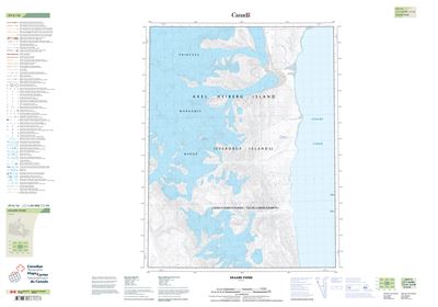 059E16 - SKAARE FIORD - Topographic Map