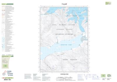059H05 - EXPEDITION FIORD - Topographic Map