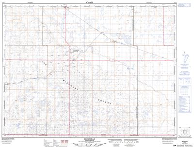 062E04 - BROMHEAD - Topographic Map