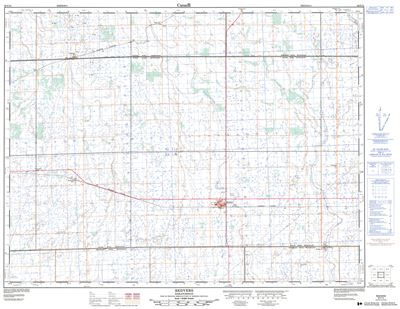 062F12 - REDVERS - Topographic Map