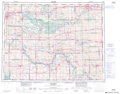 062G - BRANDON - Topographic Map
