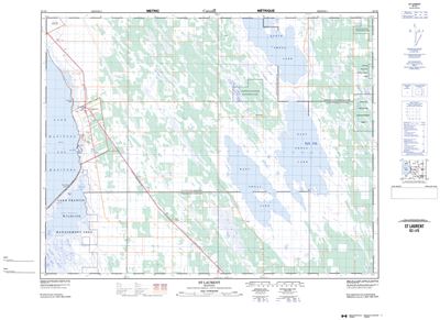 062I05 - ST. LAURENT - Topographic Map