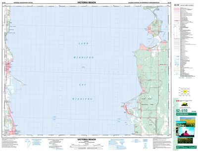 062I10 - VICTORIA BEACH - Topographic Map