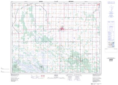 062I14 - ARBORG - Topographic Map