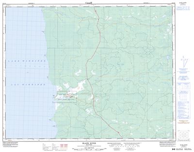 062I16 - BLACK RIVER - Topographic Map