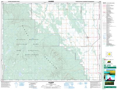 062J13 - LAURIER - Topographic Map