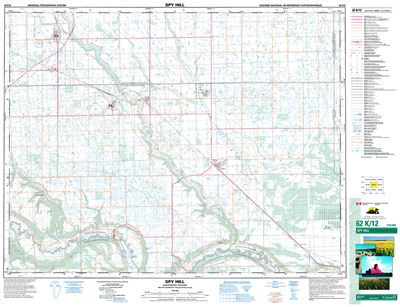 062K12 - SPY HILL - Topographic Map