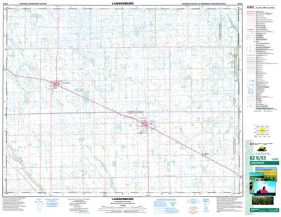 062K13 - LANGENBURG - Topographic Map