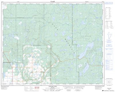 062N11 - CHILDS LAKE - Topographic Map