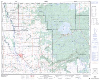 062N12 - KAMSACK - Topographic Map