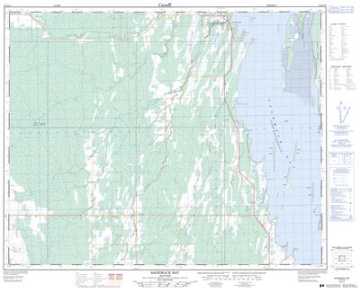 062N16 - SAGEMACE BAY - Topographic Map