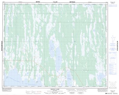 062O14 - PROULX LAKE - Topographic Map