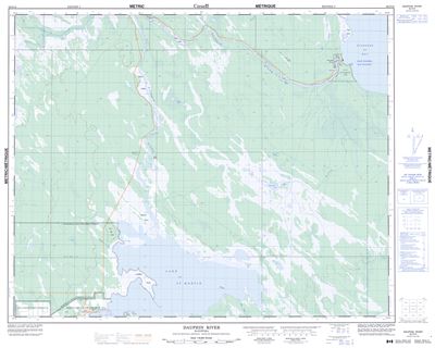 062O16 - DAUPHIN RIVER - Topographic Map