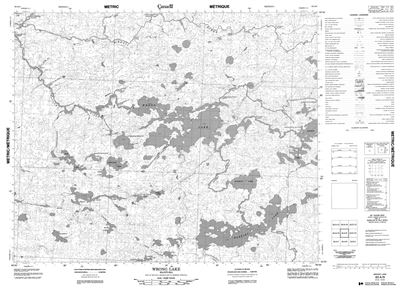 063A09 - WRONG LAKE - Topographic Map