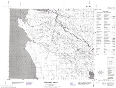 063A14 - MARCHAND CREEK - Topographic Map