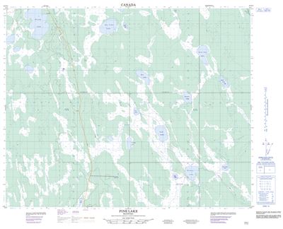 063B02 - PINE LAKE - Topographic Map