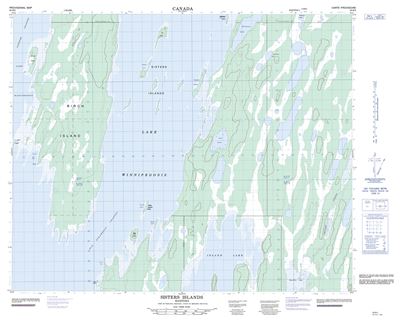 063B05 - SISTERS ISLANDS - Topographic Map