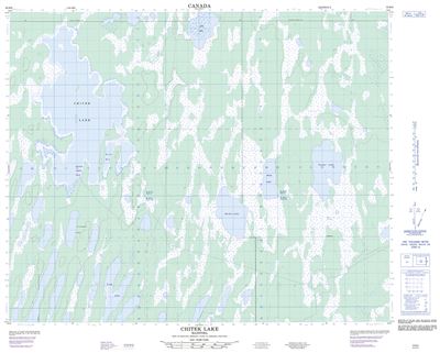 063B06 - CHITEK LAKE - Topographic Map