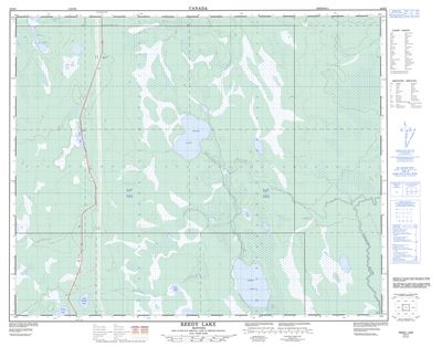 063B07 - REEDY LAKE - Topographic Map