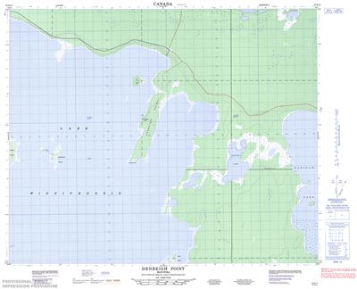 063B13 - DENBEIGH POINT - Topographic Map