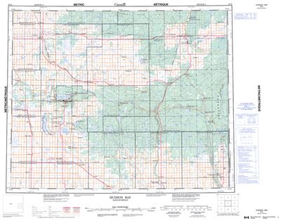 063D - HUDSON BAY - Topographic Map