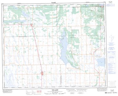 063D05 - NUT LAKE - Topographic Map