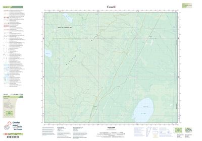 063E01 - LEAF LAKE - Topographic Map