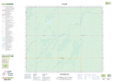 063E13 - MISSIPUSKIOW RIVER - Topographic Map